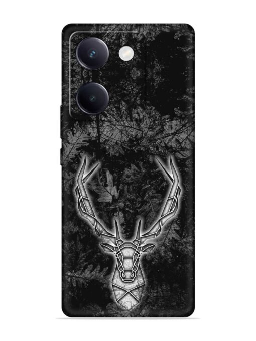 Ancient Deer Embossed Soft Silicone Case for Vivo Y200 Pro (5G) Zapvi