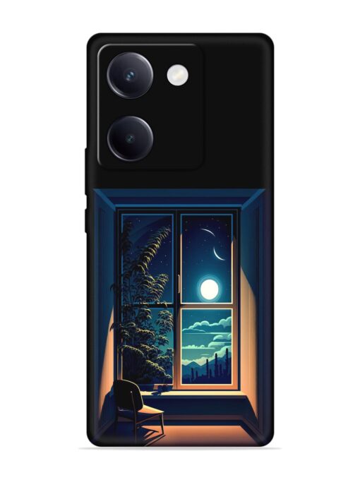 Night View At Window Embossed Soft Silicone Case for Vivo Y200 Pro (5G) Zapvi