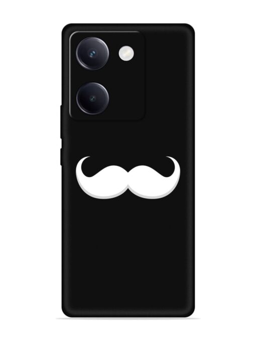 Mustache Vector Embossed Soft Silicone Case for Vivo Y200 Pro (5G) Zapvi