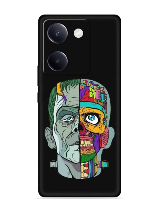 Men Vs Skull Embossed Soft Silicone Case for Vivo Y200 Pro (5G) Zapvi