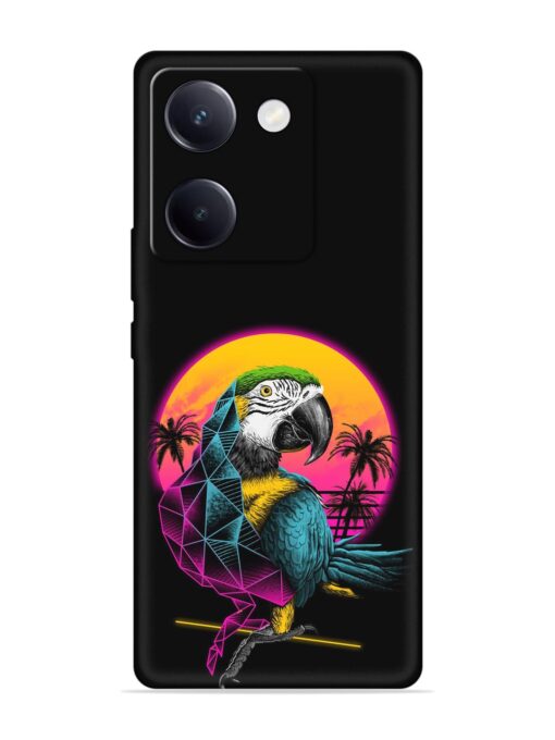 Rad Parrot Embossed Soft Silicone Case for Vivo Y200 Pro (5G) Zapvi