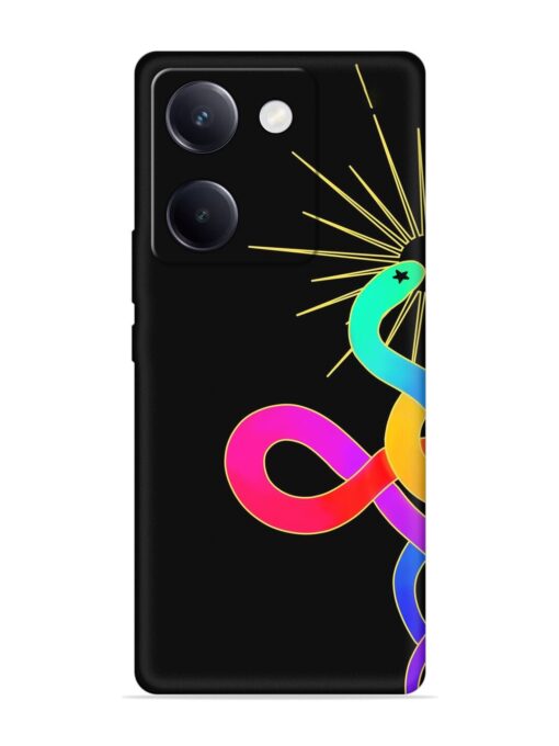 Art Geometric Abstraction Embossed Soft Silicone Case for Vivo Y200 Pro (5G) Zapvi