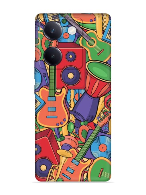 Colorful Music Art Embossed Soft Silicone Case for Vivo Y200 Pro (5G) Zapvi