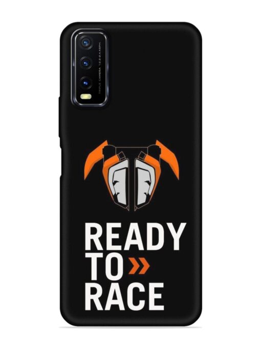 Ready To Race Embossed Soft Silicone Case for Vivo Y20A Zapvi