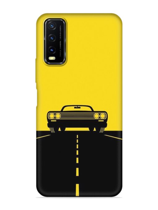 Classic Car Embossed Soft Silicone Case for Vivo Y20G Zapvi