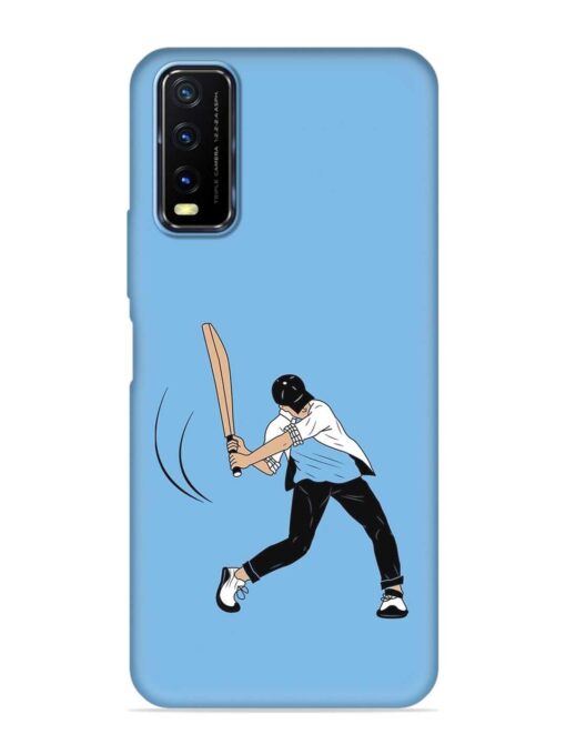 Cricket Gully Boy Embossed Soft Silicone Case for Vivo Y20I