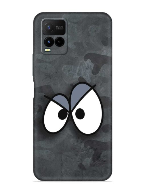 Big Eyes Night Mode Embossed Soft Silicone Case for Vivo Y21 Zapvi