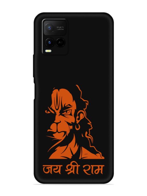 Angry Hanuman Embossed Soft Silicone Case for Vivo Y21 Zapvi