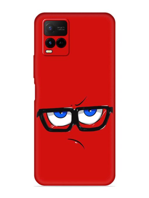 Rad Angry Face Embossed Soft Silicone Case for Vivo Y21 Zapvi