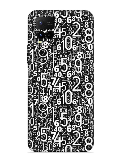 Many Numbers Different Embossed Soft Silicone Case for Vivo Y21 Zapvi