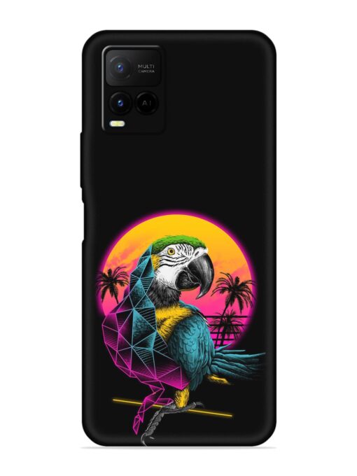 Rad Parrot Embossed Soft Silicone Case for Vivo Y21 Zapvi