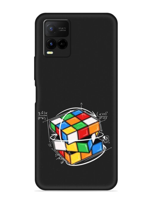 Cubik Vector Embossed Soft Silicone Case for Vivo Y21