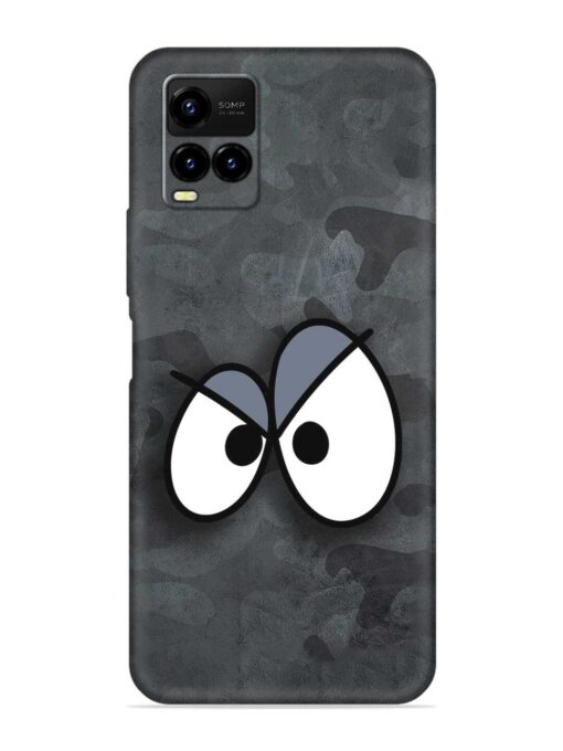 Big Eyes Night Mode Embossed Soft Silicone Case for Vivo Y21A Zapvi