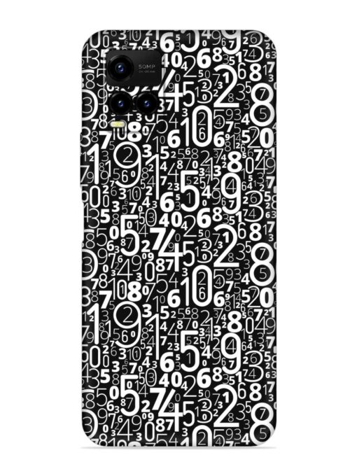 Many Numbers Different Embossed Soft Silicone Case for Vivo Y21A Zapvi