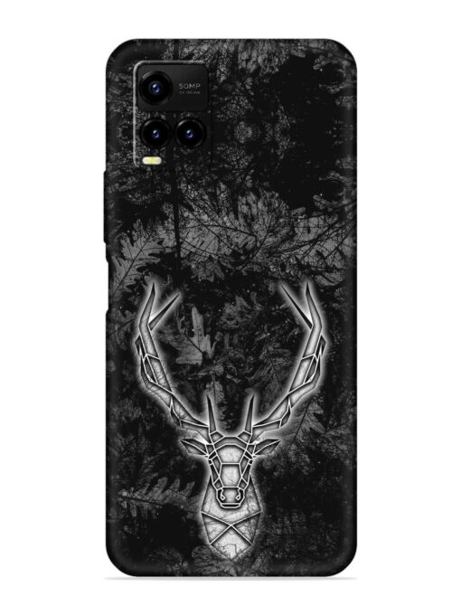 Ancient Deer Embossed Soft Silicone Case for Vivo Y21A