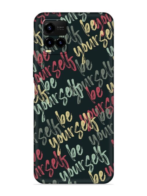 Yourself Seamless Embossed Soft Silicone Case for Vivo Y21A Zapvi