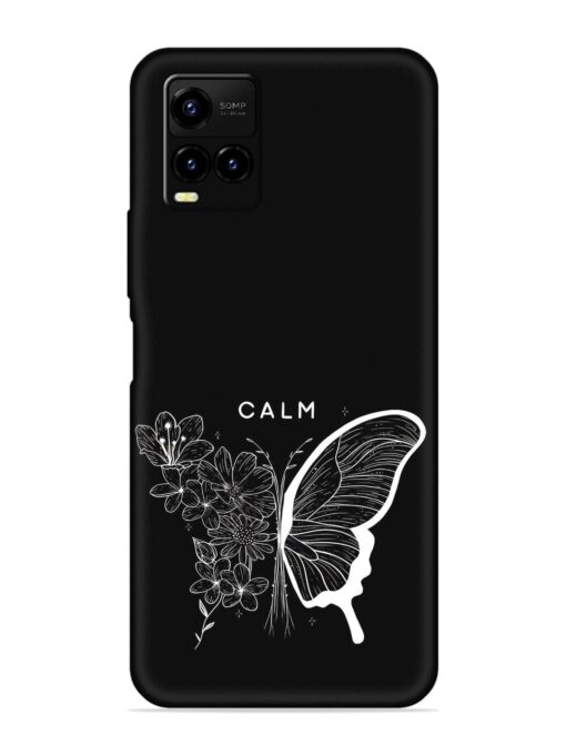 Calm Embossed Soft Silicone Case for Vivo Y21A Zapvi