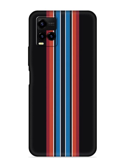 Vertical Strips Embossed Soft Silicone Case for Vivo Y21A Zapvi