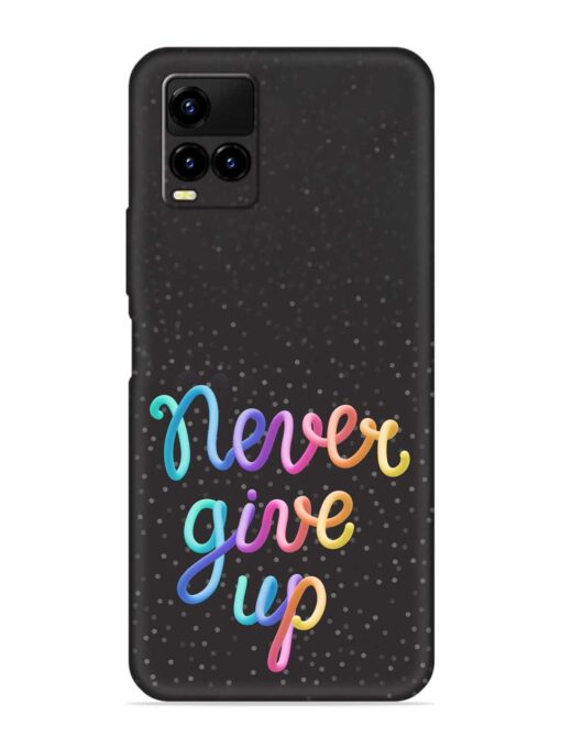 Colorful Stylized Rainbow Embossed Soft Silicone Case for Vivo Y21E Zapvi