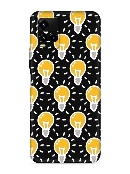 Light Bulb Seamless Embossed Soft Silicone Case for Vivo Y21E Zapvi