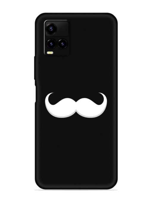 Mustache Vector Embossed Soft Silicone Case for Vivo Y21E Zapvi