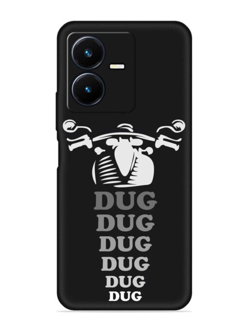 Dug Dug Dug Embossed Soft Silicone Case for Vivo Y22 Zapvi