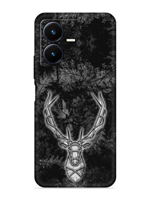 Ancient Deer Embossed Soft Silicone Case for Vivo Y22 Zapvi