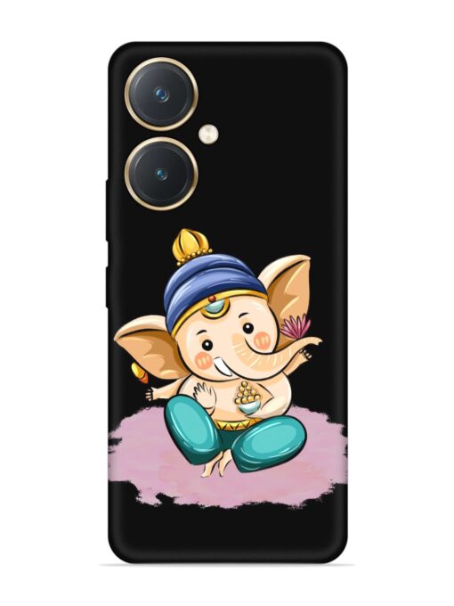 Bal Ganesh Vector Art Embossed Soft Silicone Case for Vivo Y27 Zapvi