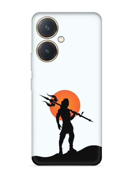 Lord Mahadev Trendy Embossed Soft Silicone Case for Vivo Y27 Zapvi