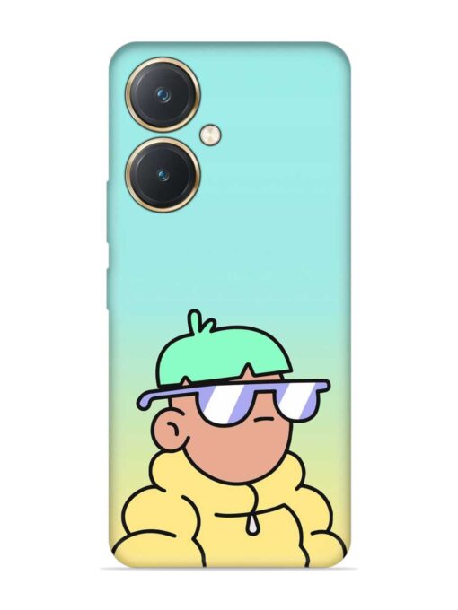 Doodles Cool Character Embossed Soft Silicone Case for Vivo Y27 Zapvi