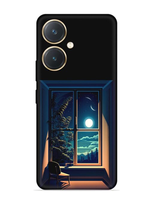 Night View At Window Embossed Soft Silicone Case for Vivo Y27 Zapvi