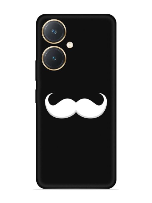 Mustache Vector Embossed Soft Silicone Case for Vivo Y27 Zapvi