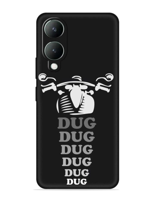 Dug Dug Dug Embossed Soft Silicone Case for Vivo Y28 (5G)