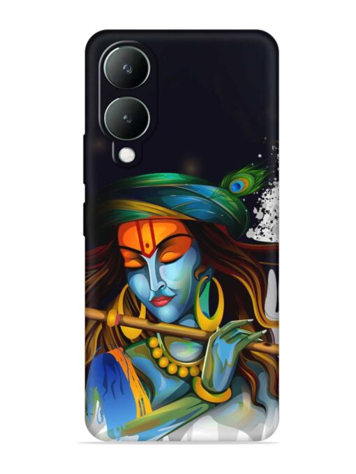 Krishna Art Embossed Soft Silicone Case for Vivo Y28 (5G) Zapvi