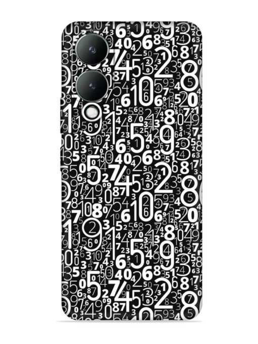 Many Numbers Different Embossed Soft Silicone Case for Vivo Y28 (5G) Zapvi