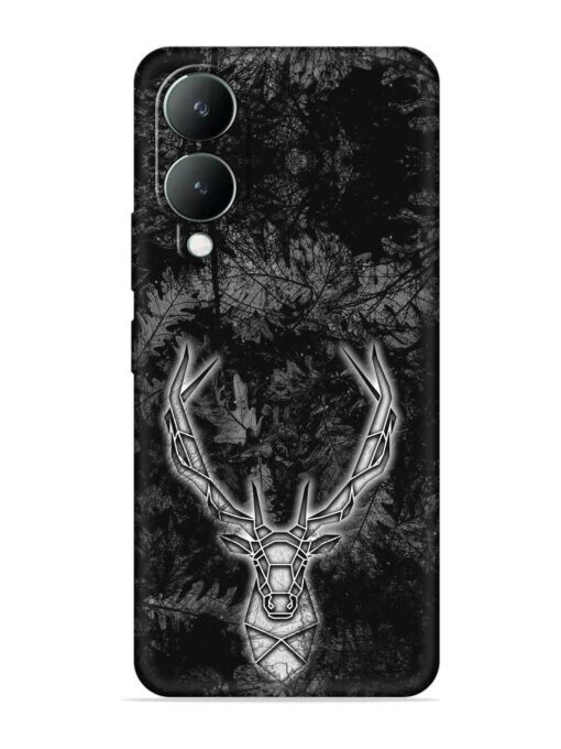 Ancient Deer Embossed Soft Silicone Case for Vivo Y28 (5G) Zapvi