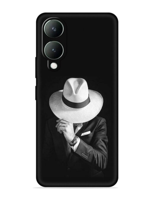 Men Under Hat Embossed Soft Silicone Case for Vivo Y28 (5G) Zapvi