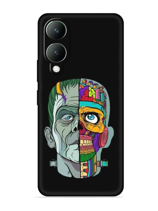 Men Vs Skull Embossed Soft Silicone Case for Vivo Y28 (5G) Zapvi