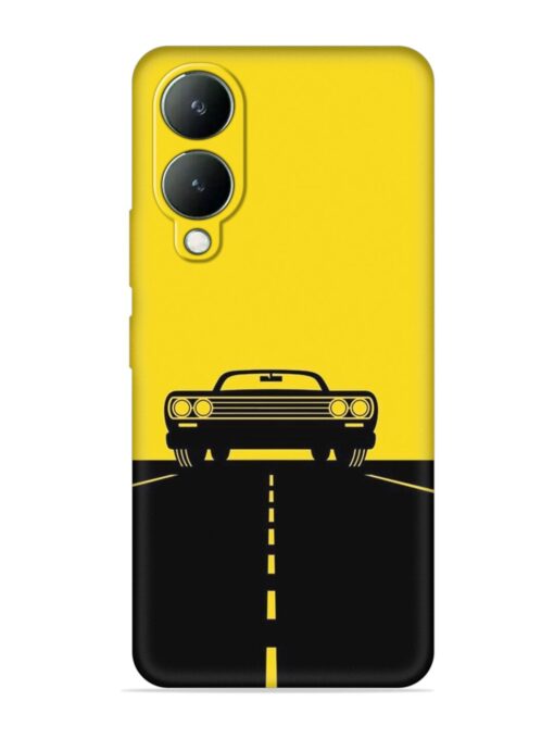 Classic Car Embossed Soft Silicone Case for Vivo Y28 (5G) Zapvi