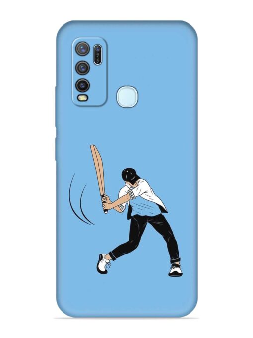 Cricket Gully Boy Embossed Soft Silicone Case for Vivo Y30 Zapvi