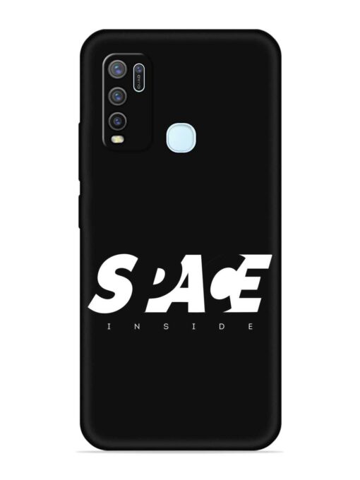 Space Typography Art Embossed Soft Silicone Case for Vivo Y30 Zapvi