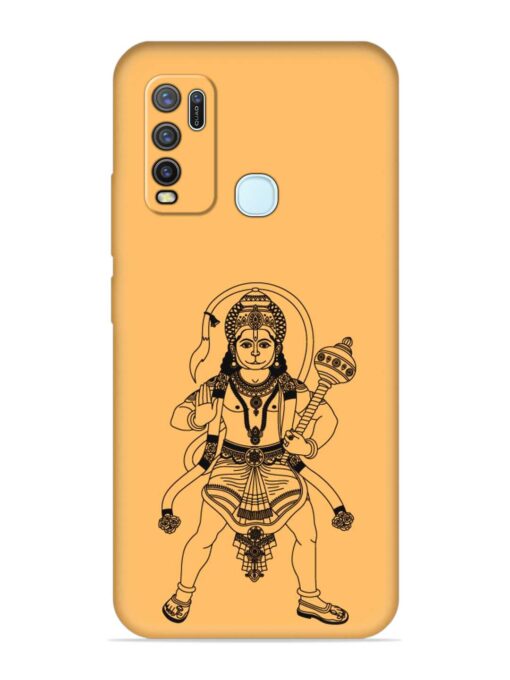 Indian God Hanuman Embossed Soft Silicone Case for Vivo Y30 Zapvi