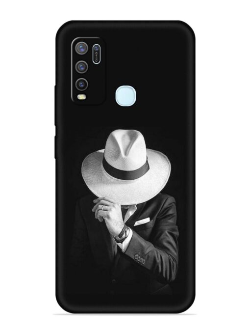 Men Under Hat Embossed Soft Silicone Case for Vivo Y30 Zapvi