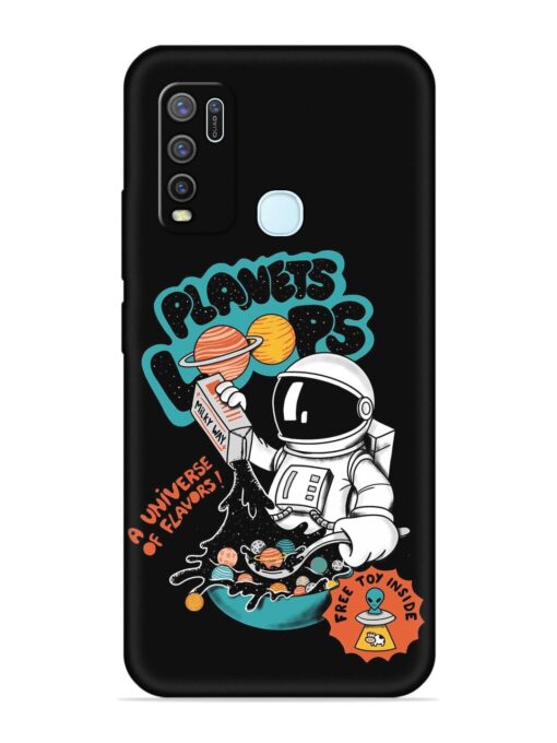 Planets Loop Embossed Soft Silicone Case for Vivo Y30