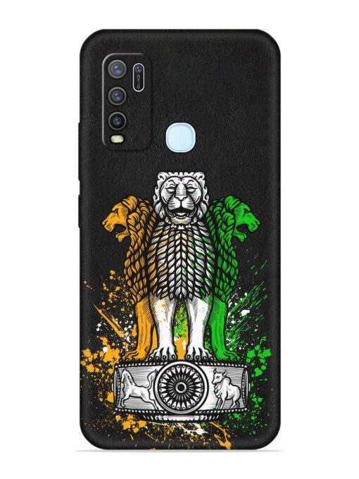 Pillars Of Ashoka Embossed Soft Silicone Case for Vivo Y30 Zapvi