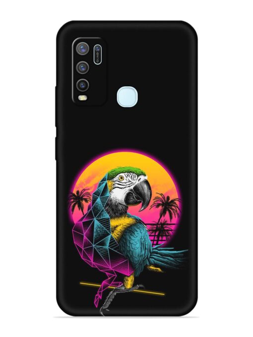 Rad Parrot Embossed Soft Silicone Case for Vivo Y30