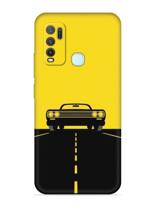 Classic Car Embossed Soft Silicone Case for Vivo Y30