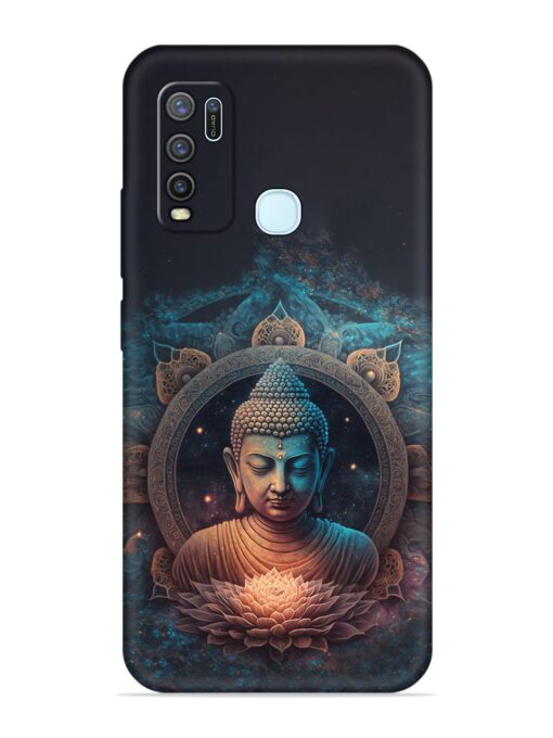 Gautam Buddha Embossed Soft Silicone Case for Vivo Y30 Zapvi