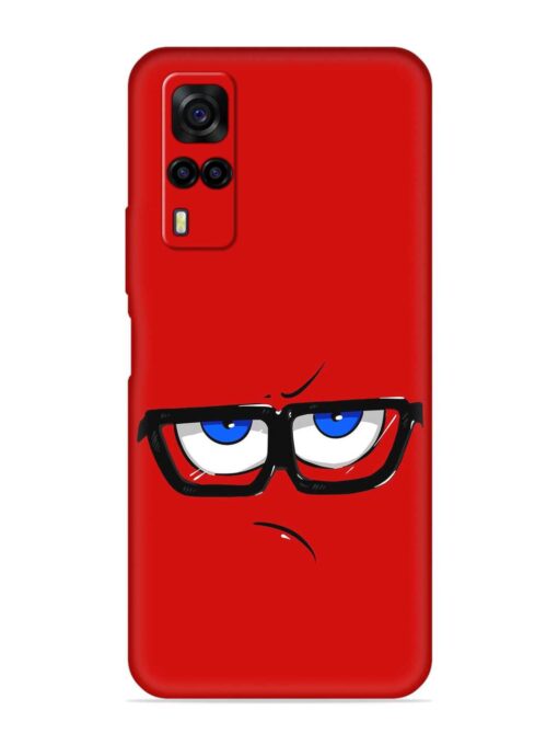 Rad Angry Face Embossed Soft Silicone Case for Vivo Y31