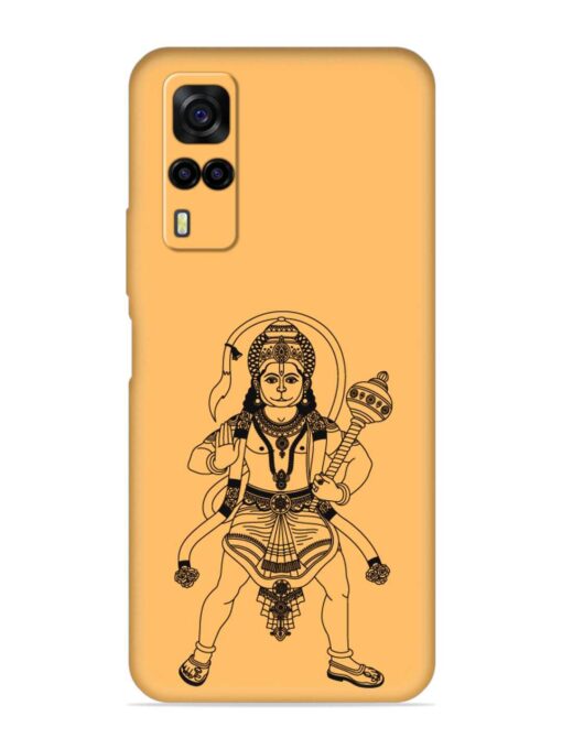 Indian God Hanuman Embossed Soft Silicone Case for Vivo Y31 Zapvi